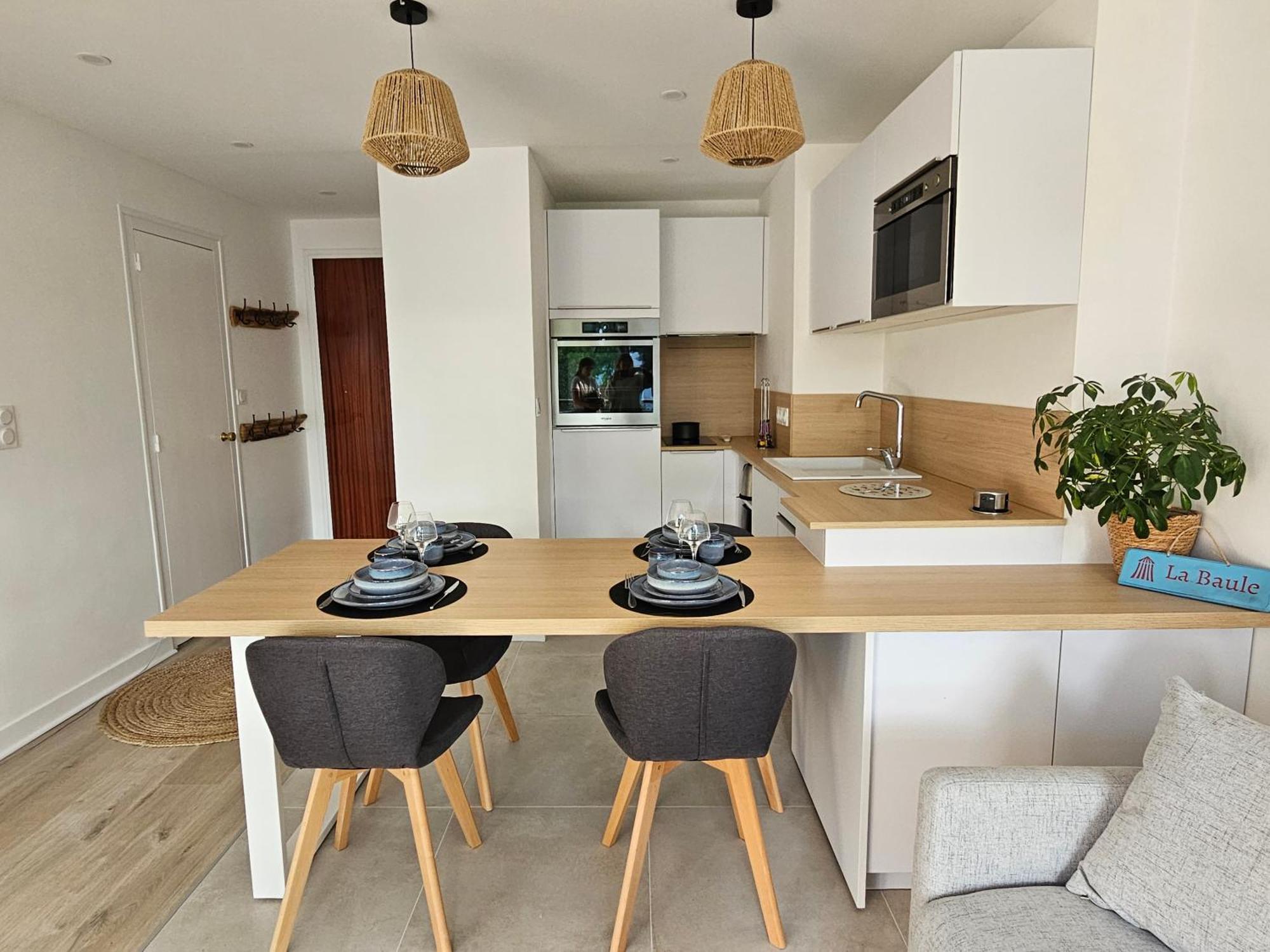 Le Capitole - Studio Plage Benoit Dans Residence Face Mer La Baule-Escoublac Luaran gambar